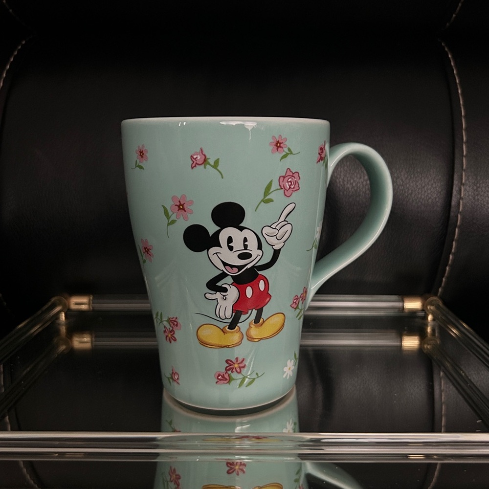 Mickey Mouse Spring Vibes Flowers Floral Coffee Mug Tea Kitchen Cup
